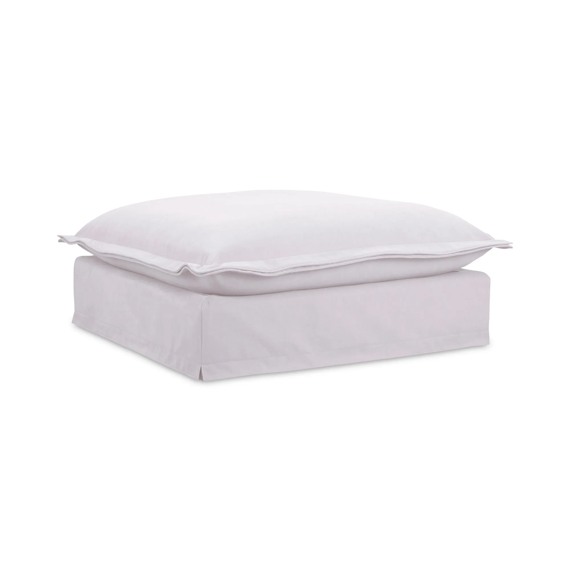 Luxe Lounger Performance Fabric Ottoman