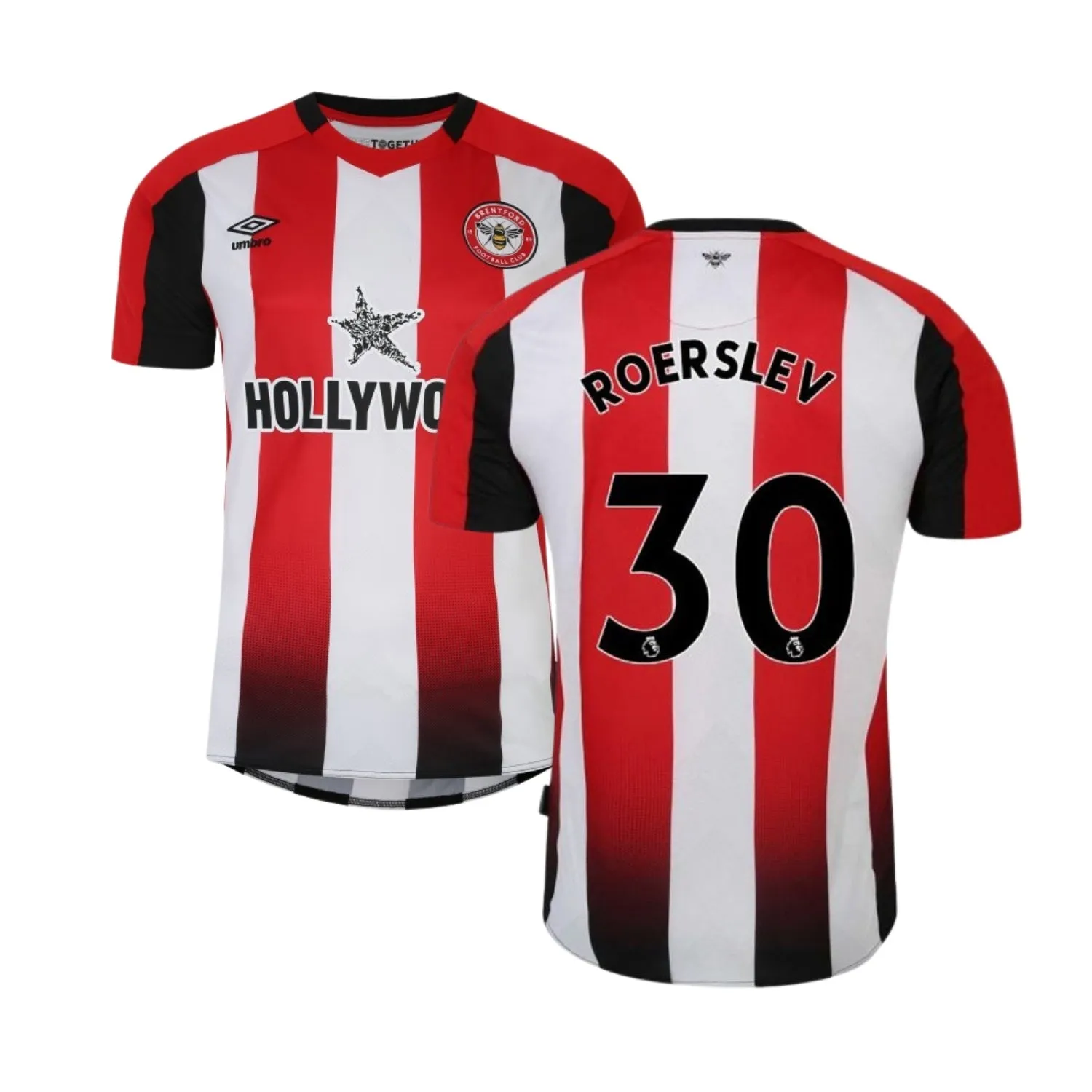 Mads Roerslev Brentford 30 Jersey