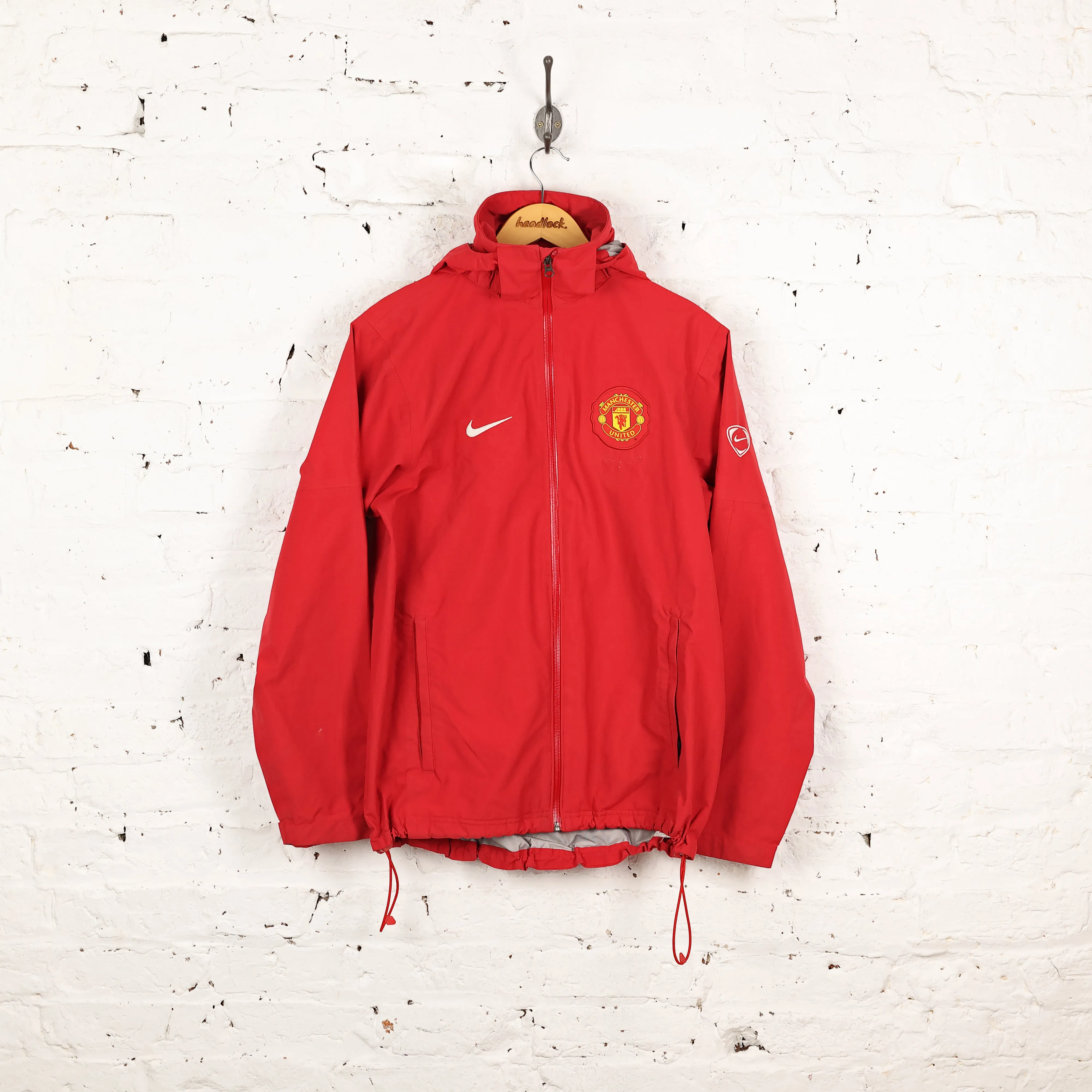 Manchester United Nike 2007 Rain Jacket - Red - M