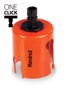 MandreX MHMQ0105B SuperXcut Multi Purpose TCT 105mm Hole Saw c/w Adapter