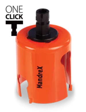 MandreX MHMQ0105B SuperXcut Multi Purpose TCT 105mm Hole Saw c/w Adapter