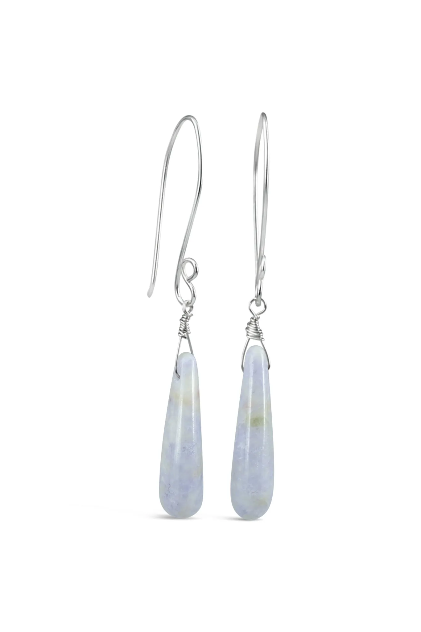 Mayan Jade Long Droplet Earrings
