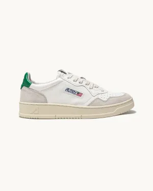 Medalist Low Man- Leat/Suede White/Amaz