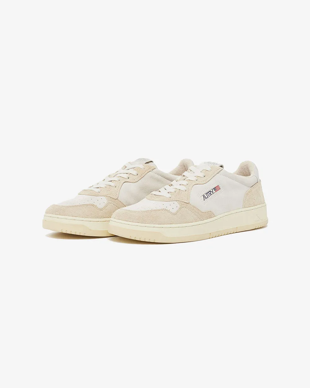 Medalist Low Man - Suede/Hair Ecru