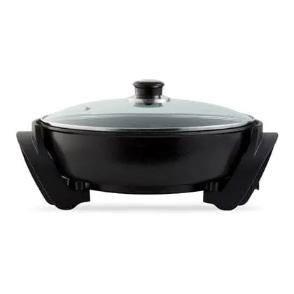Mellerware Frying Pan Electric Non-Stick Black 30Cm 1500W Alonzo 27550D