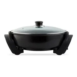 Mellerware Frying Pan Electric Non-Stick Black 30Cm 1500W Alonzo 27550D