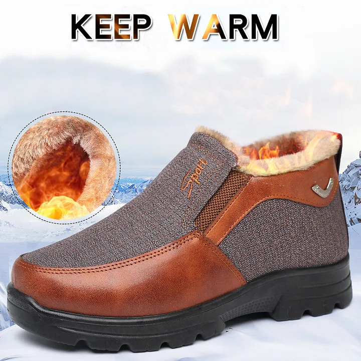Men's Orthopedic Waterproof Winter Boots (Medical Certified)