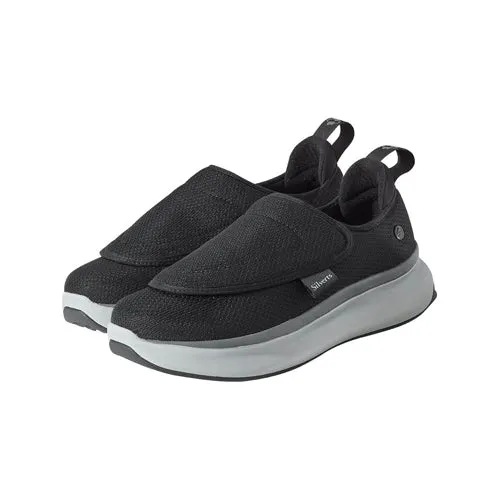 Men's Silverts walking shoe/slipper -Black/Grey