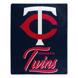 Minnesota Twins Blanket 50x60 Raschel Signature Design