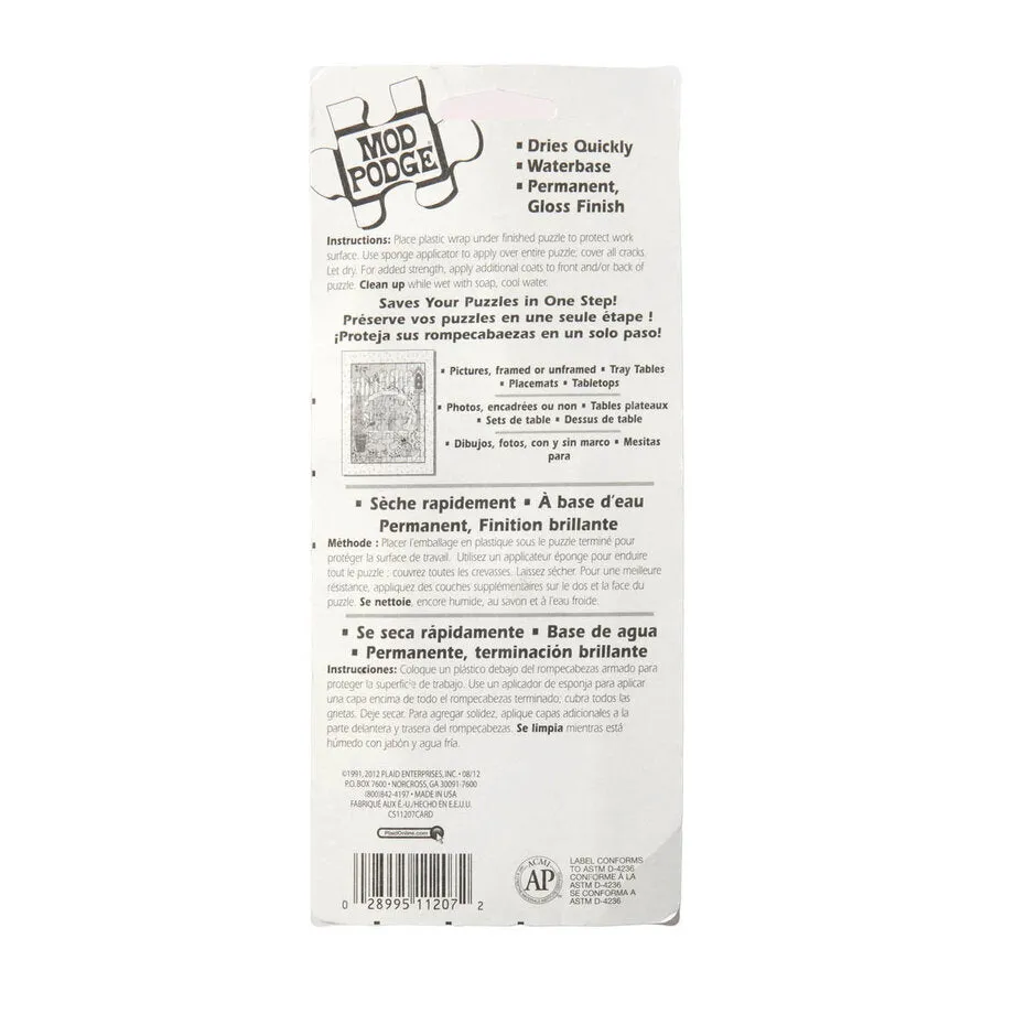 Mod Podge Puzzle Saver Quick Drying Clear 2 fl oz