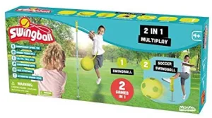 Mookie Toys Swingball 2 in 1 Swingball Football & Swingball Tennis