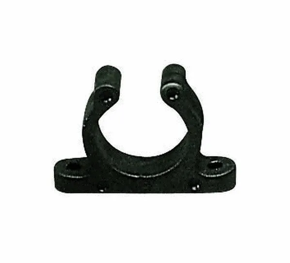 Multi-purpose polyamide clips Black 30mm