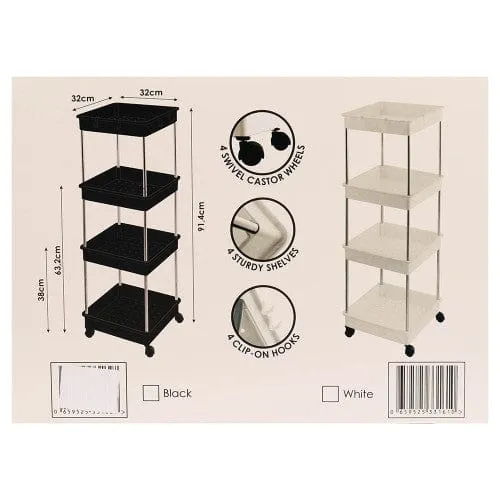 Multi Purpose Square Rack Organizer 32X32cm Black