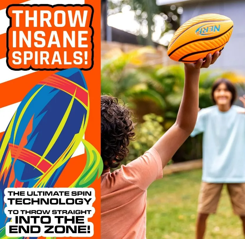 Nerf Spiral Grip Football
