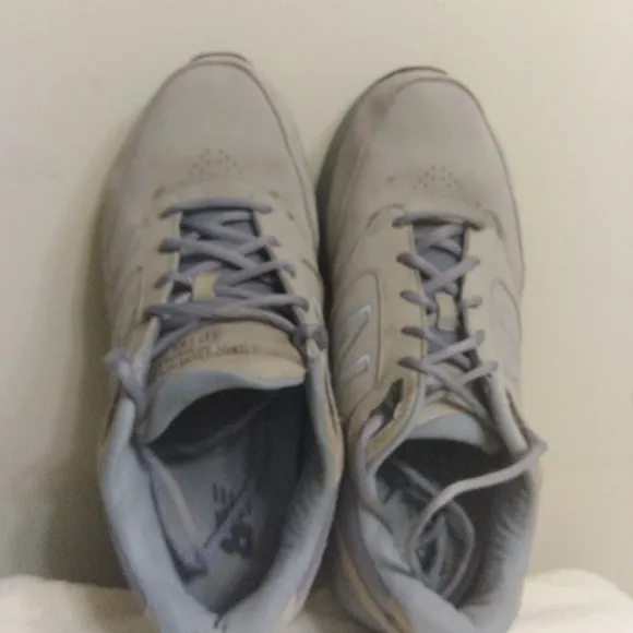 New Balance MW928GY3 Mens Gray Leather Sneakers Shoes Sz 11 2E