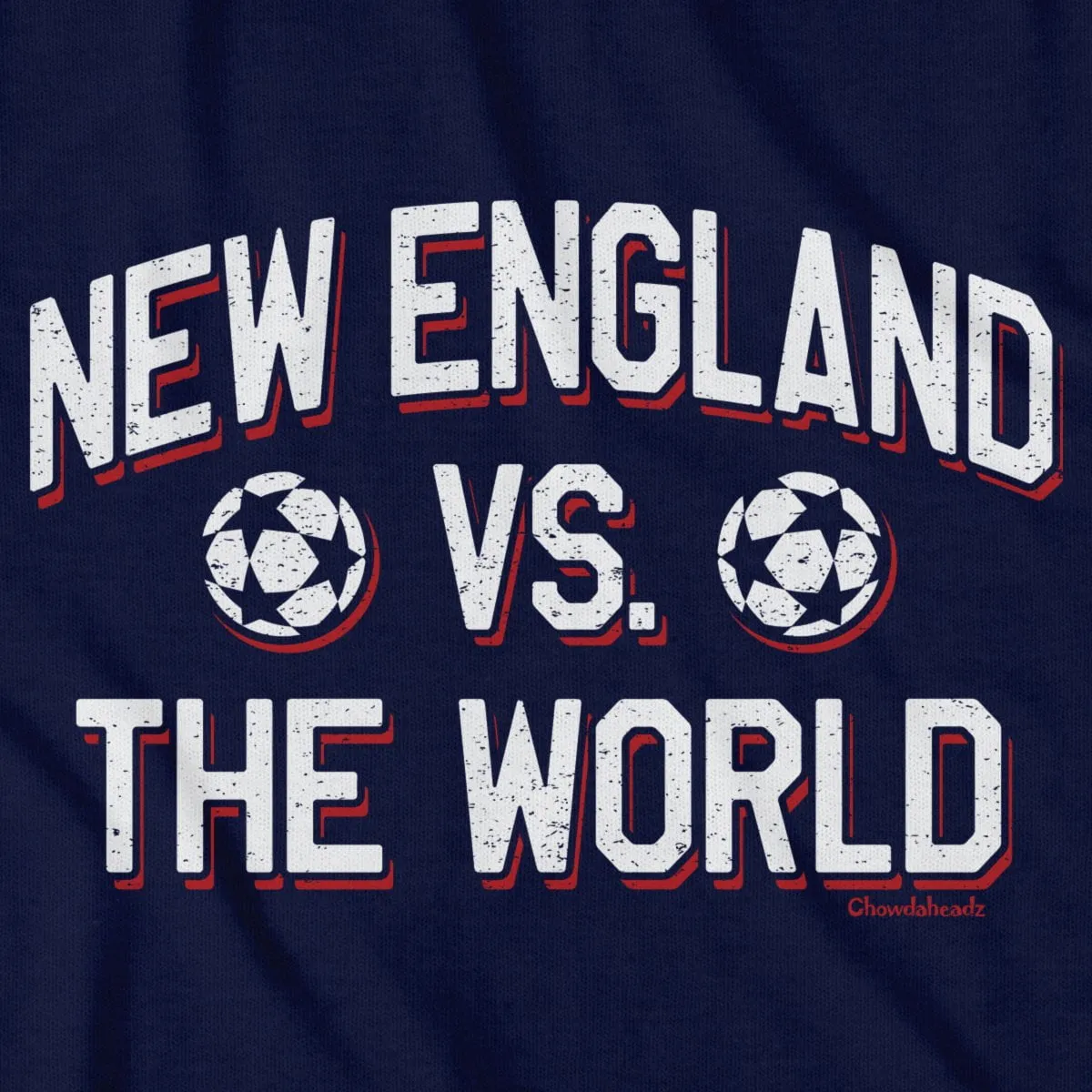 New England vs. The World Soccer T-Shirt