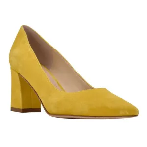 New ~ Marc Fisher ~🔥 Zala Block Heel Pointy Toe Pump Shoes Size 7M
