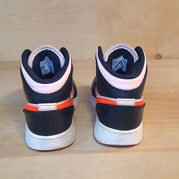 Nike Air Jordan Mid Atmosphere Sneakers - Black and Pink