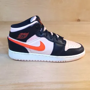 Nike Air Jordan Mid Atmosphere Sneakers - Black and Pink