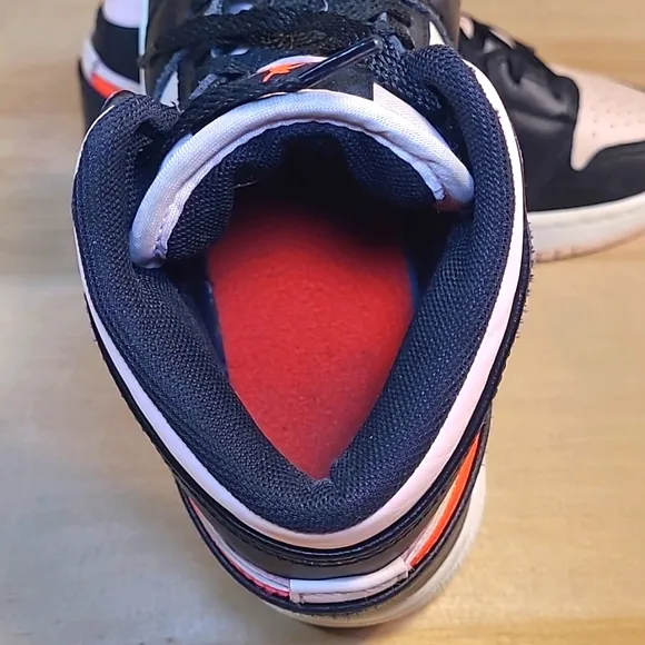 Nike Air Jordan Mid Atmosphere Sneakers - Black and Pink