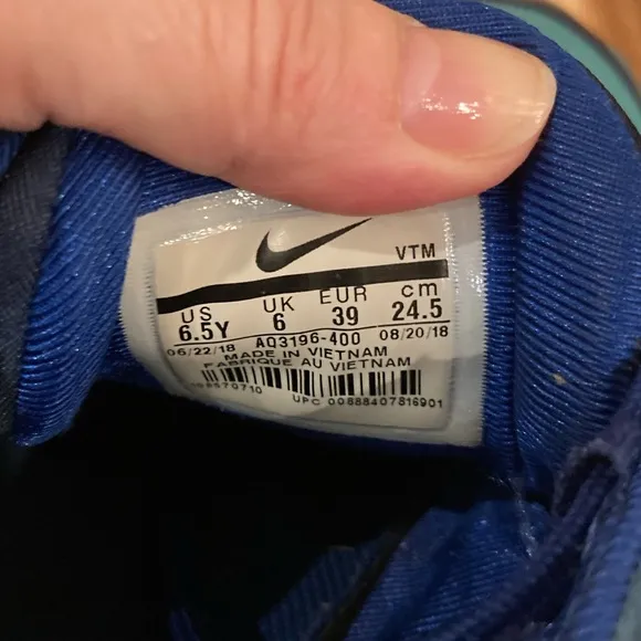 NIKE AIR MAX 720 (GS) Athletic Shoes “Sea Forest” AQ3196-400 Size 6.5Y