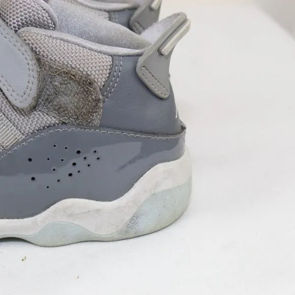 Nike Baby's Gray Jordan 6 Rings Shoes Size 7C