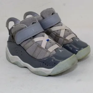 Nike Baby's Gray Jordan 6 Rings Shoes Size 7C