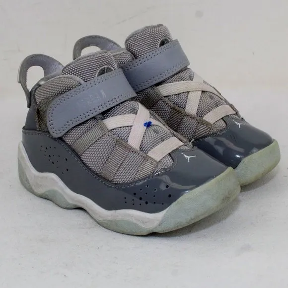 Nike Baby's Gray Jordan 6 Rings Shoes Size 7C