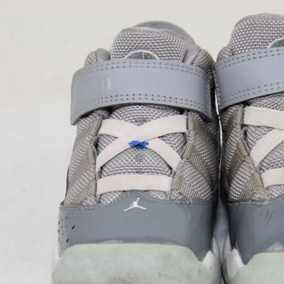 Nike Baby's Gray Jordan 6 Rings Shoes Size 7C
