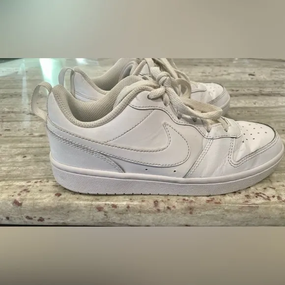 Nike Court Borough Low Sneakers Boys 4.5Y White Youth