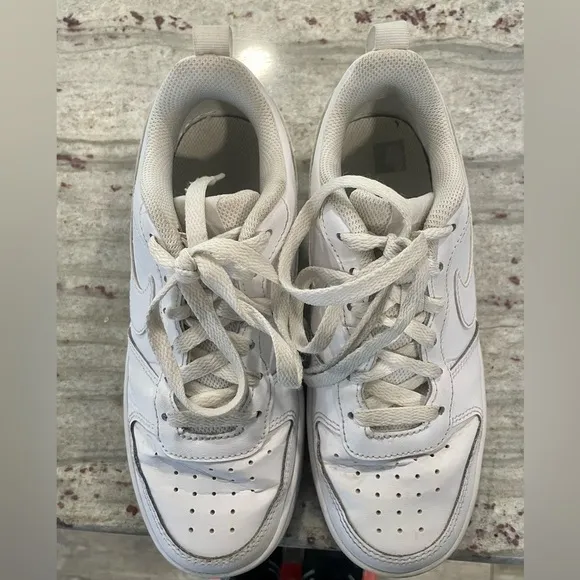 Nike Court Borough Low Sneakers Boys 4.5Y White Youth