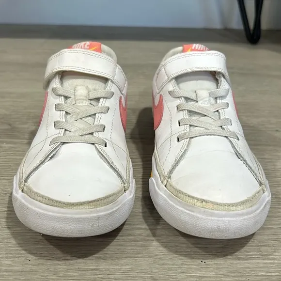 Nike Court Legacy 'White Pink Orange' DA5381-118 kids 3Y