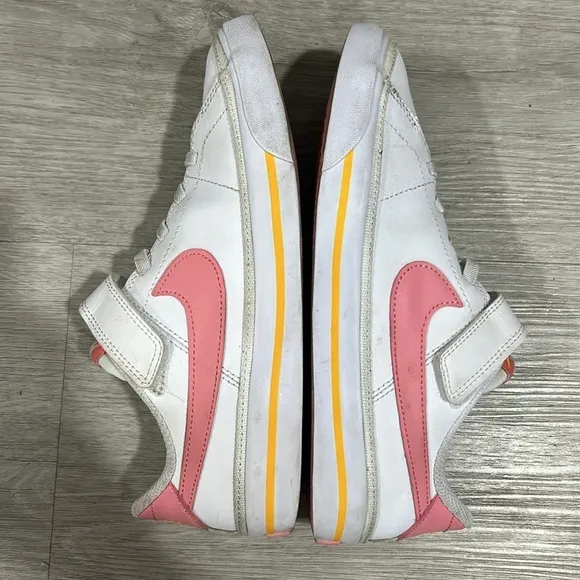 Nike Court Legacy 'White Pink Orange' DA5381-118 kids 3Y