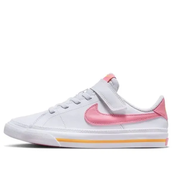 Nike Court Legacy 'White Pink Orange' DA5381-118 kids 3Y