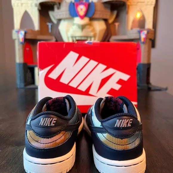 Nike Dunk Low &quot;Graffiti&quot;  Low SE GS Basketball Shoes Toddler