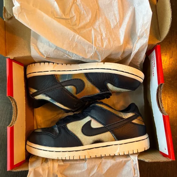 Nike Dunk Low &quot;Graffiti&quot;  Low SE GS Basketball Shoes Toddler