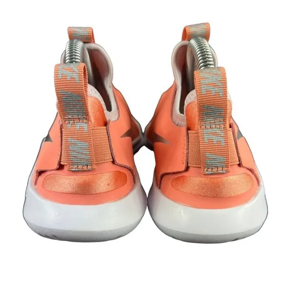 Nike Flex Runner 2 Coral Orange White Shoes AT4662-608 Youth Size 5.5 Y (GS)