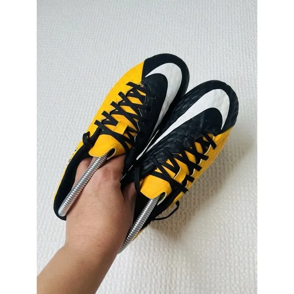 Nike Kids Jr Hypervenom Phelon III FG Soccer Cleats Black 852595-801 Size 5Y
