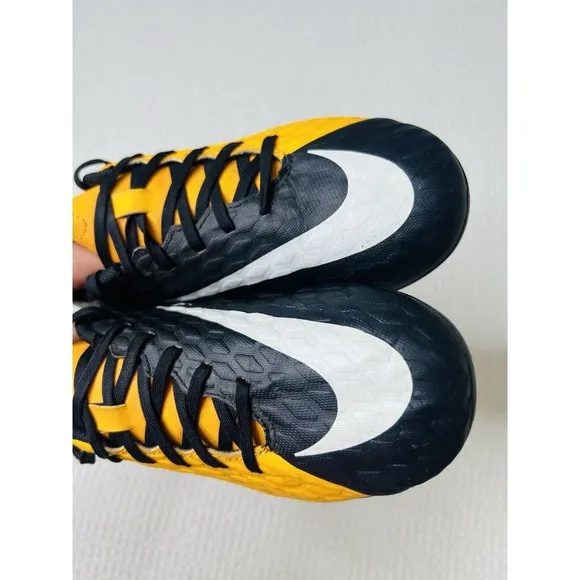 Nike Kids Jr Hypervenom Phelon III FG Soccer Cleats Black 852595-801 Size 5Y