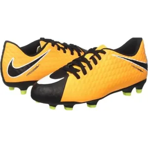 Nike Kids Jr Hypervenom Phelon III FG Soccer Cleats Black 852595-801 Size 5Y