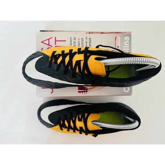 Nike Kids Jr Hypervenom Phelon III FG Soccer Cleats Black 852595-801 Size 5Y
