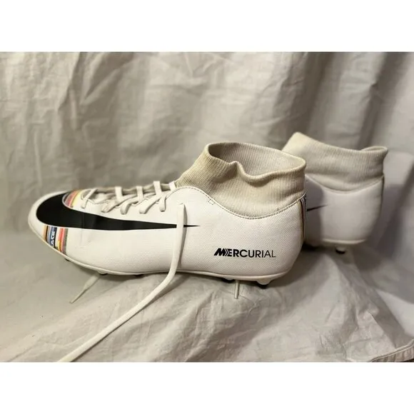 Nike Mercurial Superfly 6 Club FG MG 'TV Static' Cleats - Size 12 (AJ3545-109)