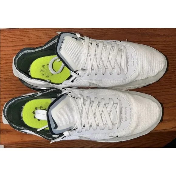 Nike Waffle One Crater Sneakers White Light Bone Mens Size 12 Running Shoes