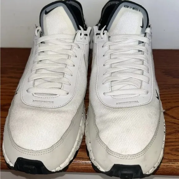 Nike Waffle One Crater Sneakers White Light Bone Mens Size 12 Running Shoes