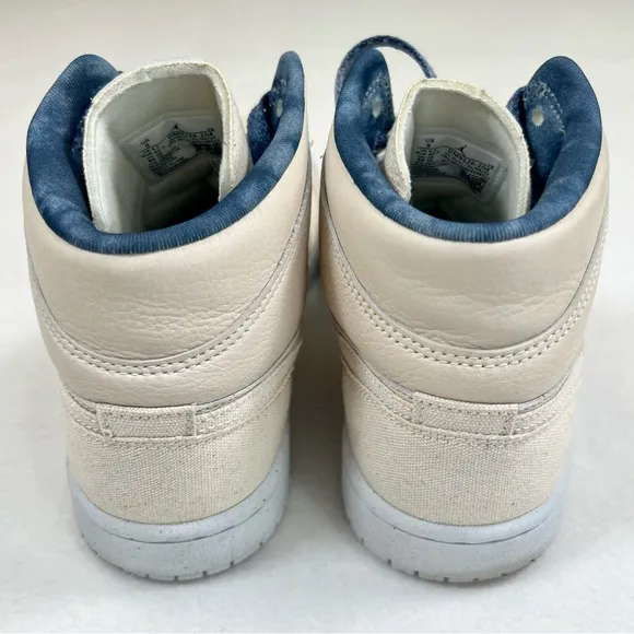 NIKE Women’s Air Jordan 1 Mid Sanddrift 9 Athletic Basketball Shoes Retro Swoosh