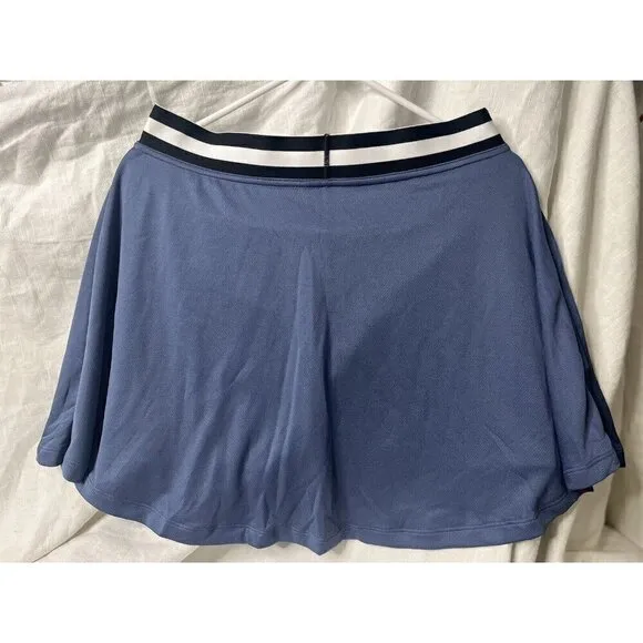 Nike Women's Fall Heritage Skirt Blue White Sz Large FB4153-491 NWT Tennis