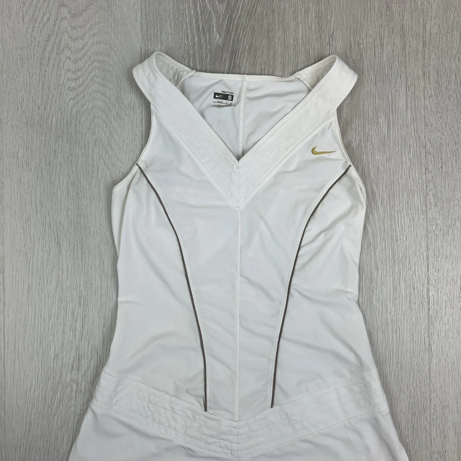 Nike Womens White Tennis Dress Size Small