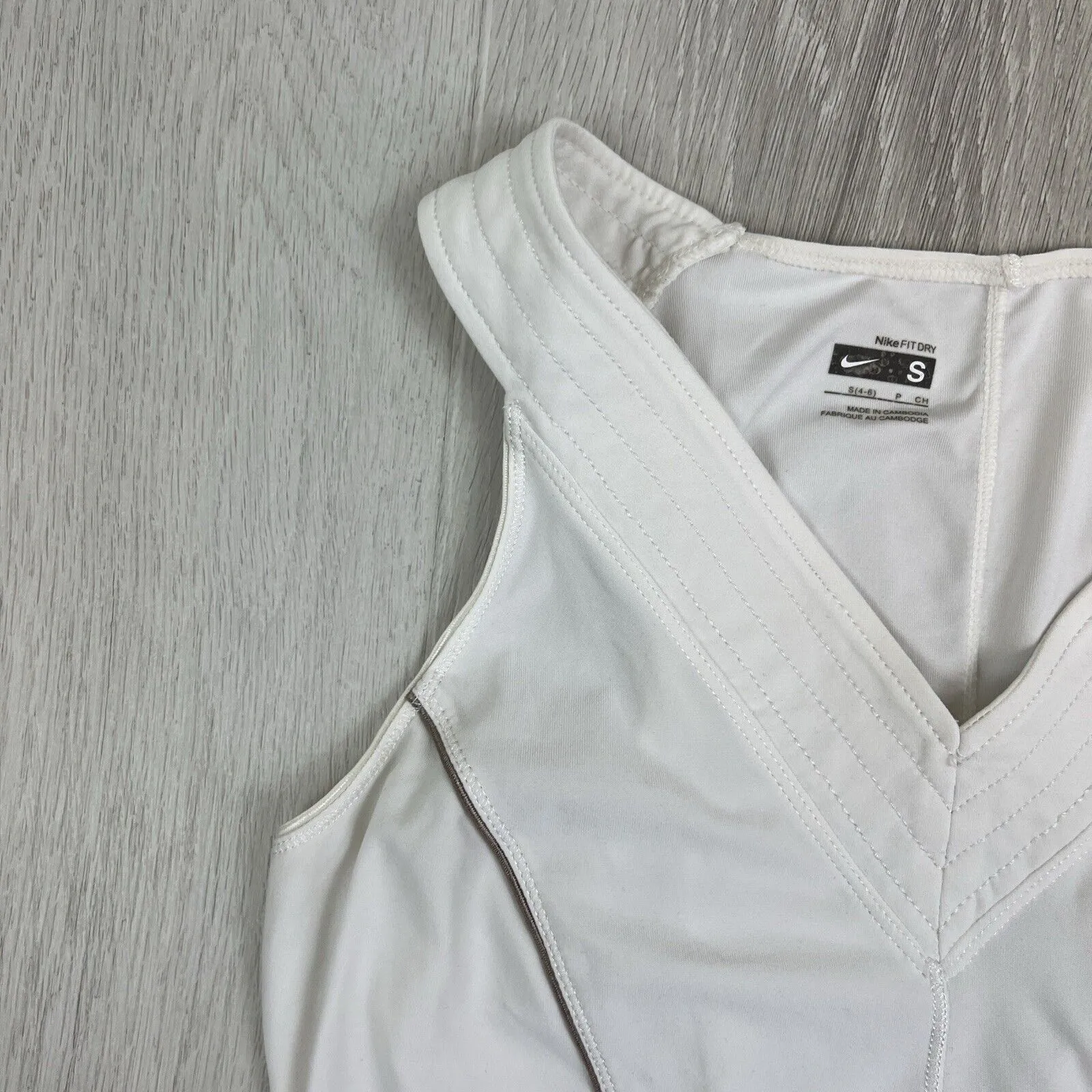 Nike Womens White Tennis Dress Size Small