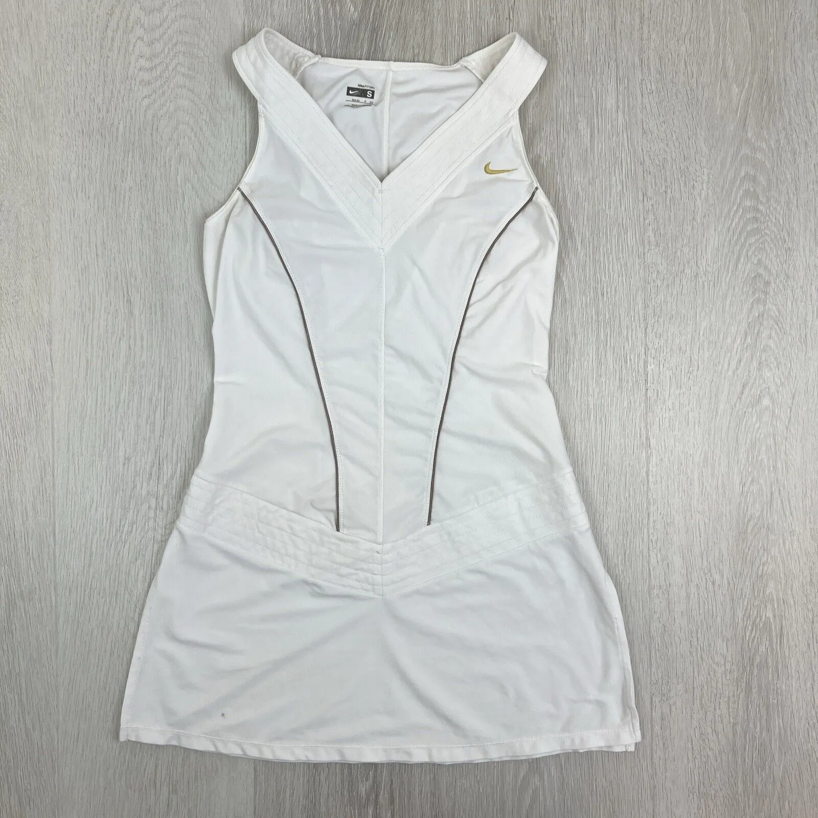 Nike Womens White Tennis Dress Size Small