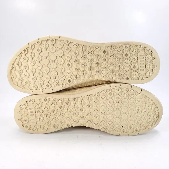 NOBULL Lace Up Athletic Sneaker Shoe Mens Size 13 Womens Size 14.5 Beige
